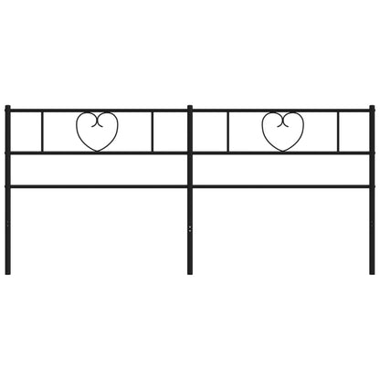 Cabeceira de cama 193 cm metal preto
