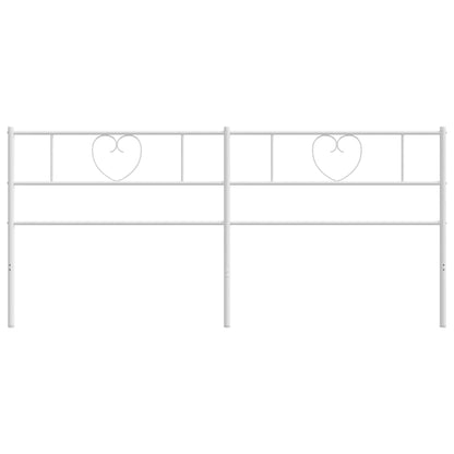Cabeceira de cama 193 cm metal branco