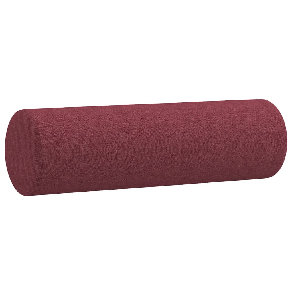 Sofá 2 lug. + almofadas decorativas 120cm tecido vermelho tinto