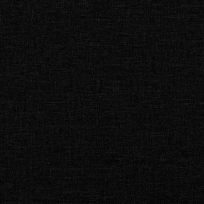 Sofá 2 lugares + almofadas decorativas 140 cm tecido preto