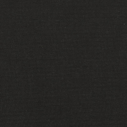 Sofá 2 lugares + almofadas decorativas 140 cm tecido preto