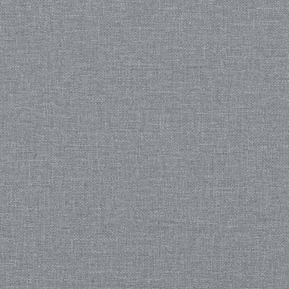 Sofá 3 lugares + almofadas decorativas 180cm tecido cinza-claro
