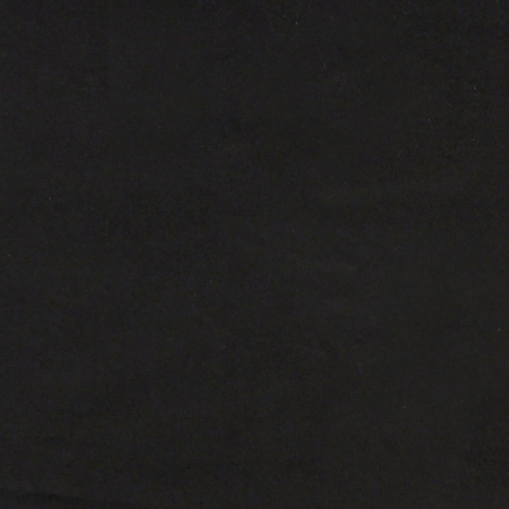 Sofá 2 lugares c/ almofadas decorativas 140 cm veludo preto