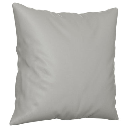 Sofá 2 lugares c/ almofadas 140 cm microfibra cinzento-claro