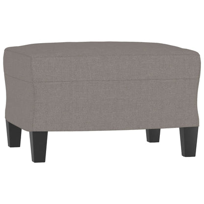 3 pcs conjunto de sofás tecido cinzento-acastanhado