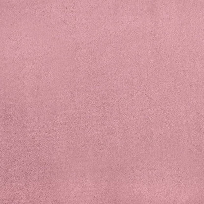 3 pcs conjunto de sofás com almofadões veludo rosa