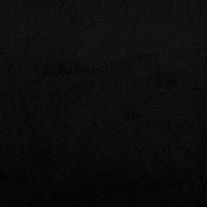 2 pcs conjunto sofás c/ almofadas tecido de microfibra preto