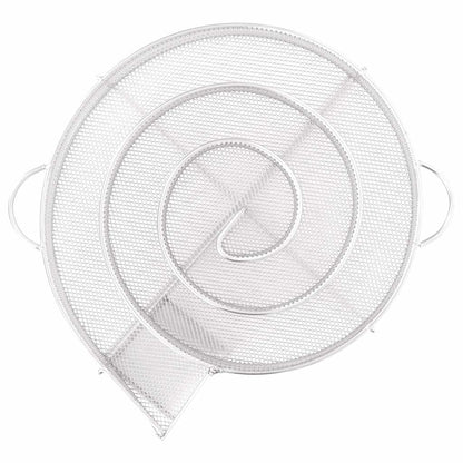 Gerador de fumo frio redondo 19,5 cm aço inoxidável