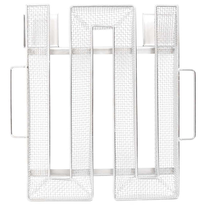 Gerador de fumo frio quadrado 22,5 cm aço inoxidável