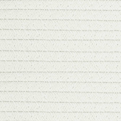 Cestos de arrumação 2 pcs Ø24x18 cm algodão castanho e branco