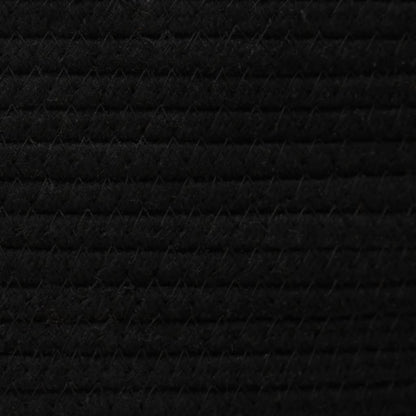 Cestos de arrumação 2 pcs algodão branco e preto