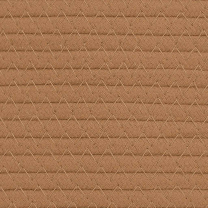 Cesto de arrumação Ø40x35 cm algodão castanho