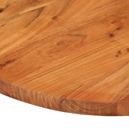 Tampo de mesa oval 100x50x2,5 cm madeira de acácia maciça