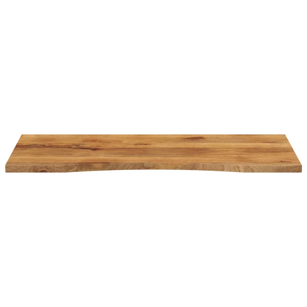 Tampo de mesa com curva 120x50x2,5 cm mangueira áspera maciça