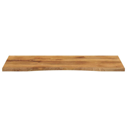 Tampo de mesa com curva 120x50x2,5 cm mangueira áspera maciça