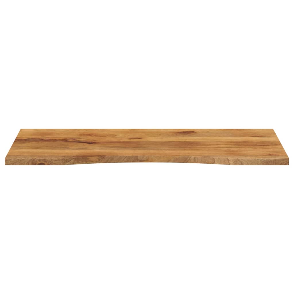 Tampo de mesa com curva 140x50x2,5 cm mangueira áspera maciça