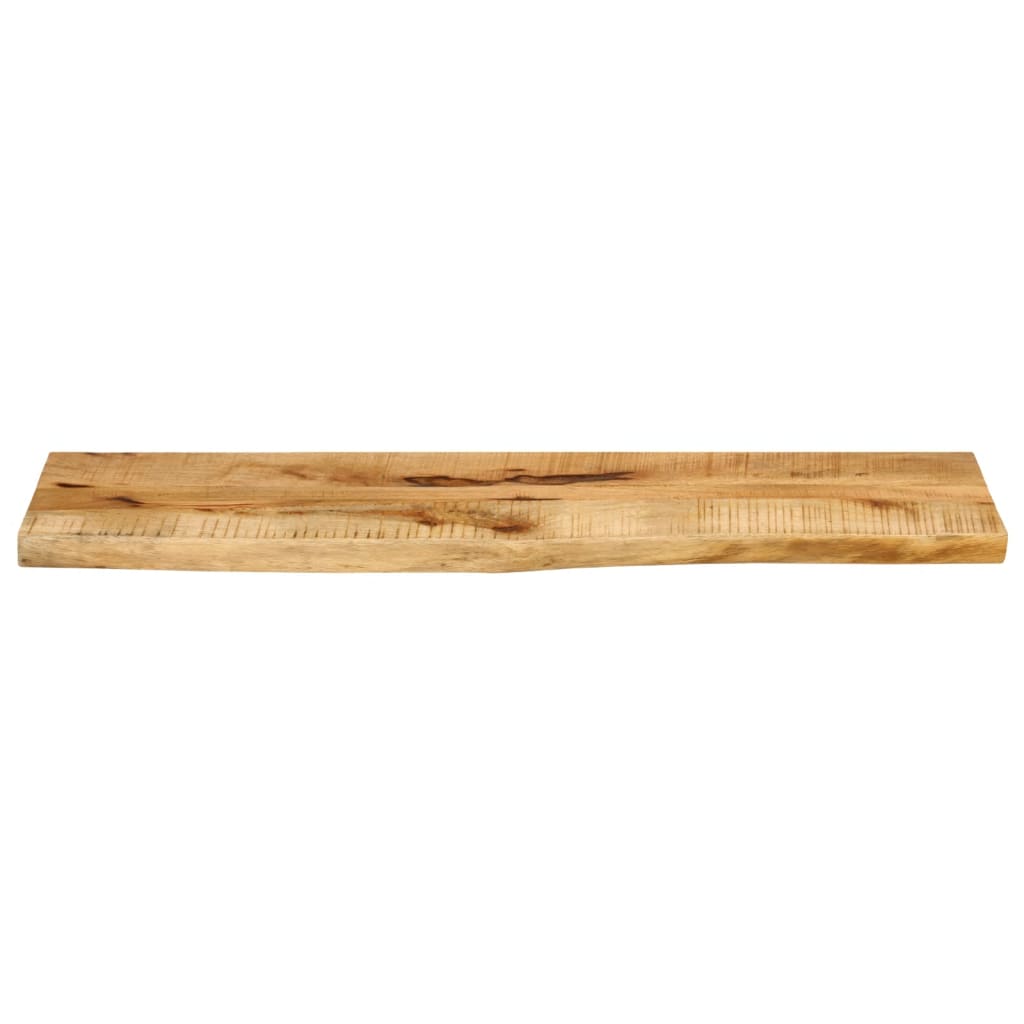 Tampo de mesa borda viva 100x40x2,5 cm mangueira áspera maciça