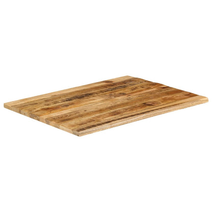 Tampo de mesa borda viva 100x80x2,5 cm mangueira áspera maciça