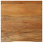 Tampo de mesa c/ borda viva 60x60x2,5 cm mangueira maciça