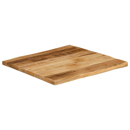 Tampo de mesa c/ borda viva 80x80x2,5cm mangueira áspera maciça