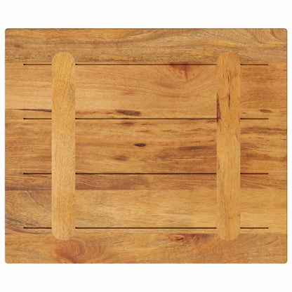 Tampo de mesa retangular 60x50x3,8 cm mangueira maciça