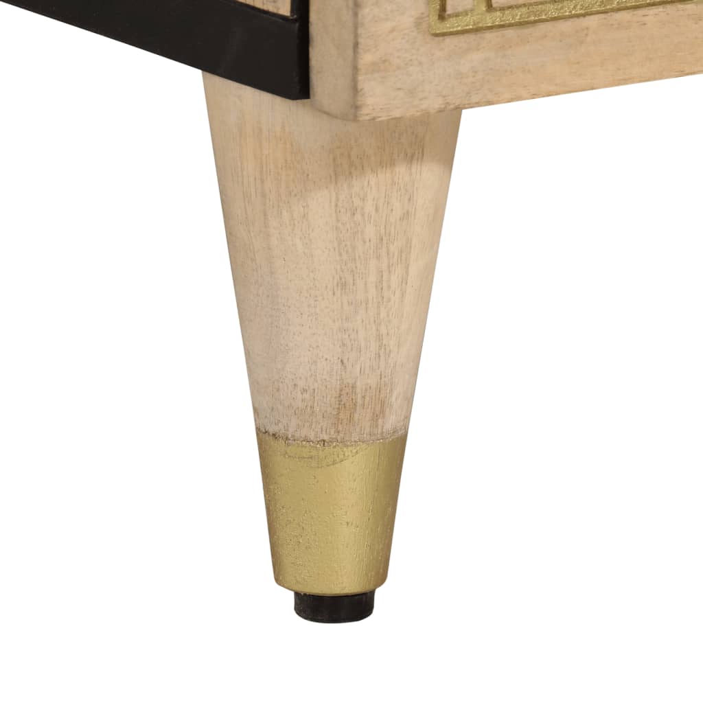 Móvel de apoio 60x33x75 cm madeira de mangueira maciça