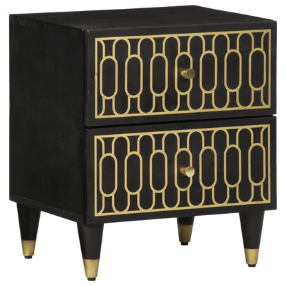 Mesa de cabeceira 40x33x46 cm madeira de mangueira maciça
