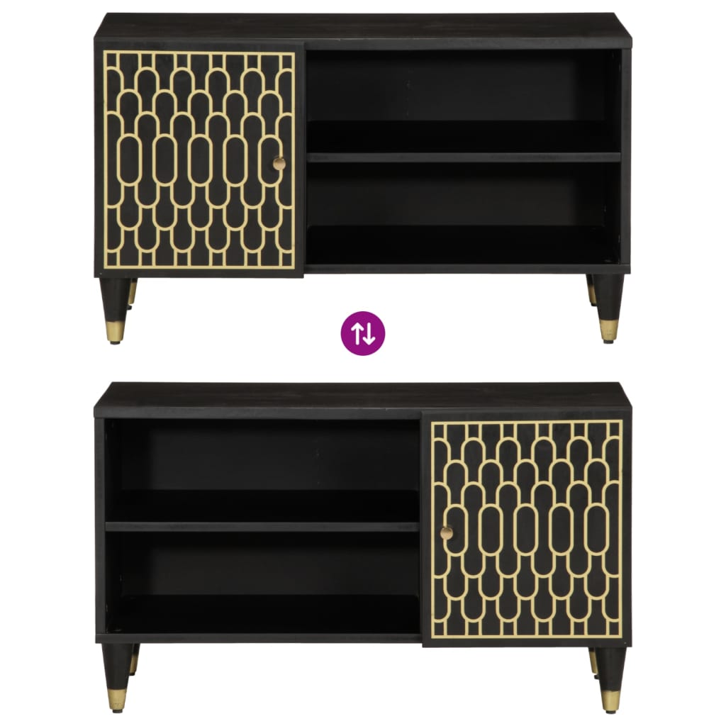 Móvel de TV madeira de mangueira maciça