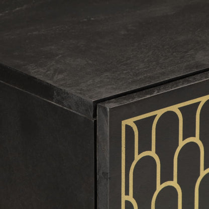 Móvel de apoio 80x33x75 cm madeira de mangueira maciça