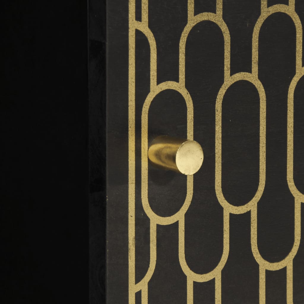 Móvel de apoio 80x33x75 cm madeira de mangueira maciça