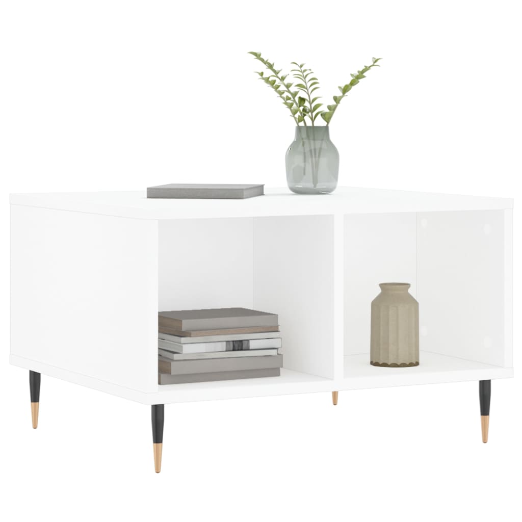 Mesa de centro 60x50x36,5 cm derivados de madeira branco