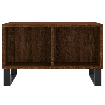 Mesa de centro 60x50x36,5cm derivados madeira carvalho castanho