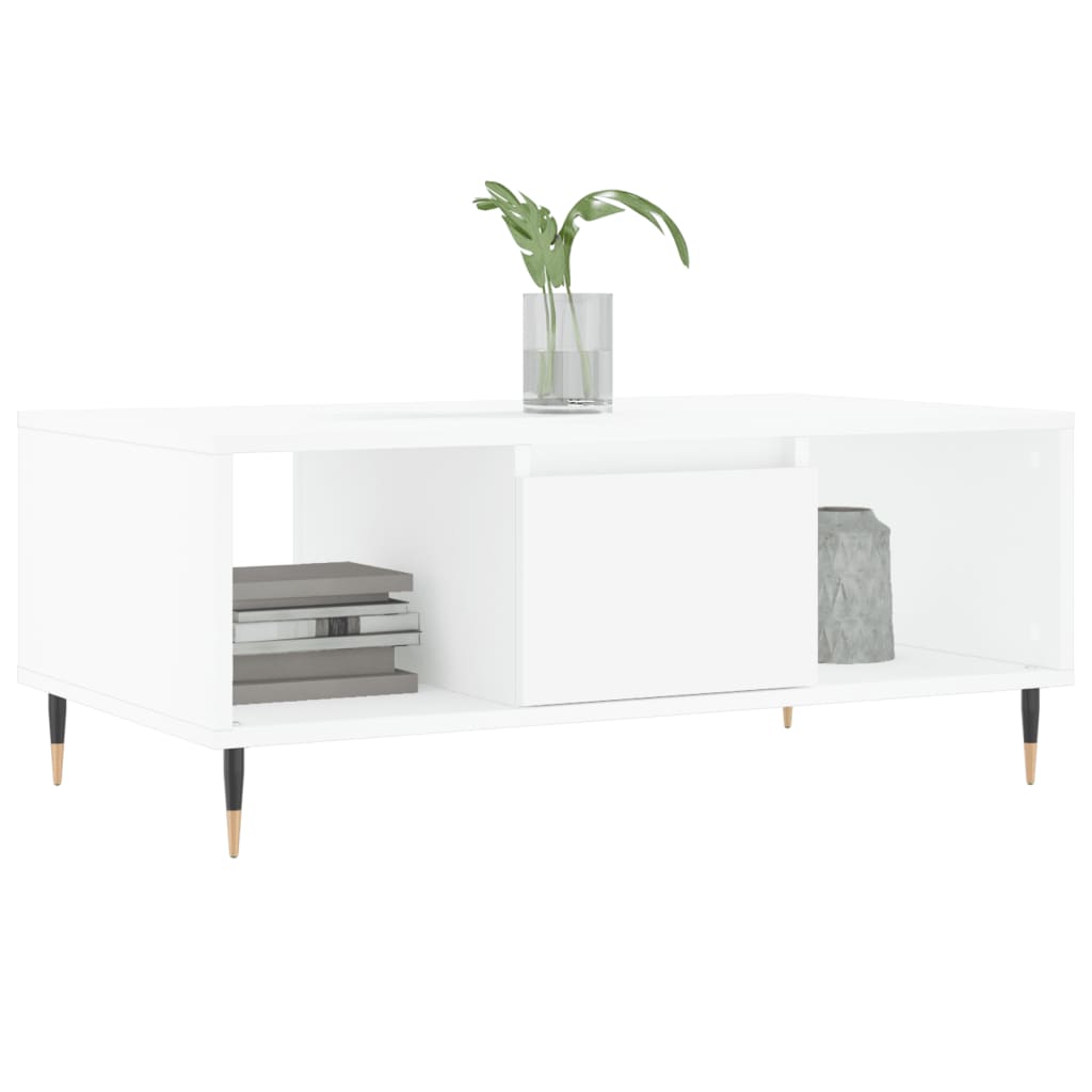 Mesa de centro 90x50x36,5 cm derivados de madeira branco
