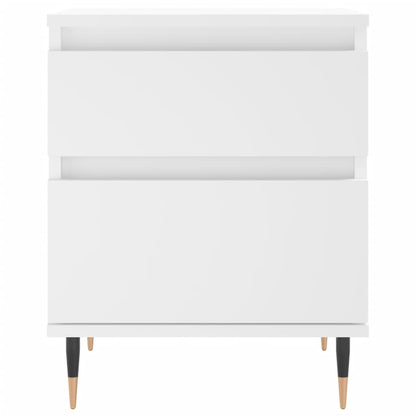 Mesa de cabeceira 40x35x50 cm derivados de madeira branco