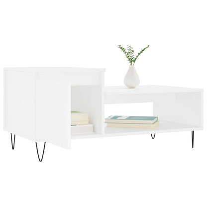 Mesa de centro 100x50x45 cm derivados de madeira branco