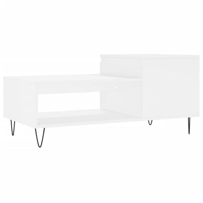 Mesa de centro 100x50x45 cm derivados de madeira branco