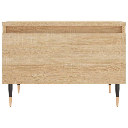 Mesas de centro 2 pcs 50x46x35cm deriv. madeira carvalho sonoma