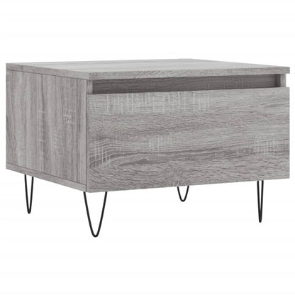 Mesas de centro 2 pcs 50x46x35cm deriv. madeira cinzento sonoma