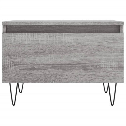 Mesas de centro 2 pcs 50x46x35cm deriv. madeira cinzento sonoma
