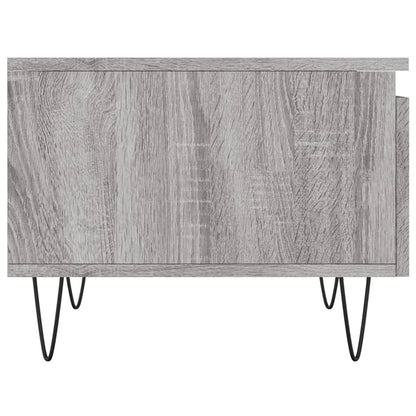 Mesas de centro 2 pcs 50x46x35cm deriv. madeira cinzento sonoma