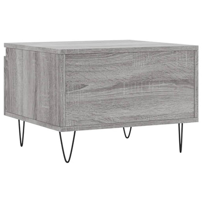 Mesas de centro 2 pcs 50x46x35cm deriv. madeira cinzento sonoma