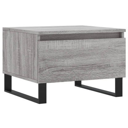 Mesas de centro 2 pcs 50x46x35cm deriv. madeira cinzento sonoma