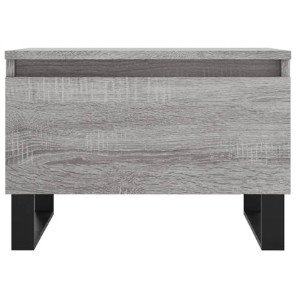 Mesas de centro 2 pcs 50x46x35cm deriv. madeira cinzento sonoma
