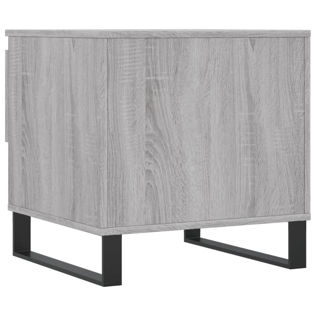 Mesas de centro 2 pcs 50x46x50cm deriv. madeira cinzento sonoma