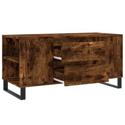 Mesa de centro derivados de madeira carvalho fumado