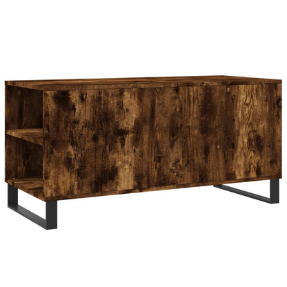 Mesa de centro derivados de madeira carvalho fumado