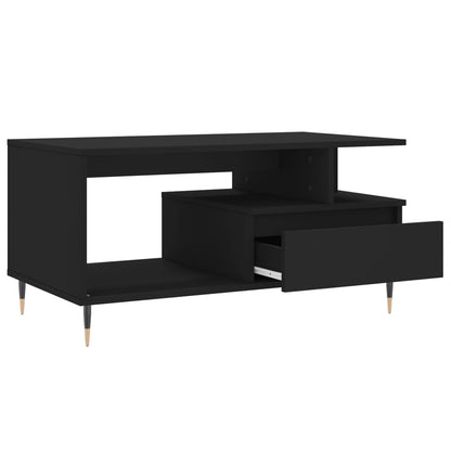 Mesa de centro 90x49x45 cm derivados de madeira preto