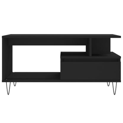 Mesa de centro 90x49x45 cm derivados de madeira preto