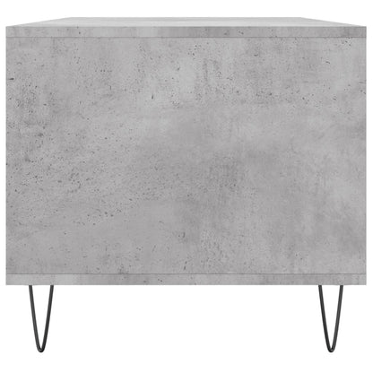 Mesa de centro 90x49x45 derivados de madeira cinzento cimento