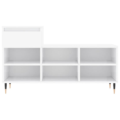 Sapateira 102x36x60 cm derivados de madeira branco brilhante